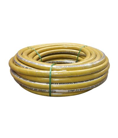 Manguera Multiuso Jebe Lona - Amarilla 300 PSI - Imagen 2